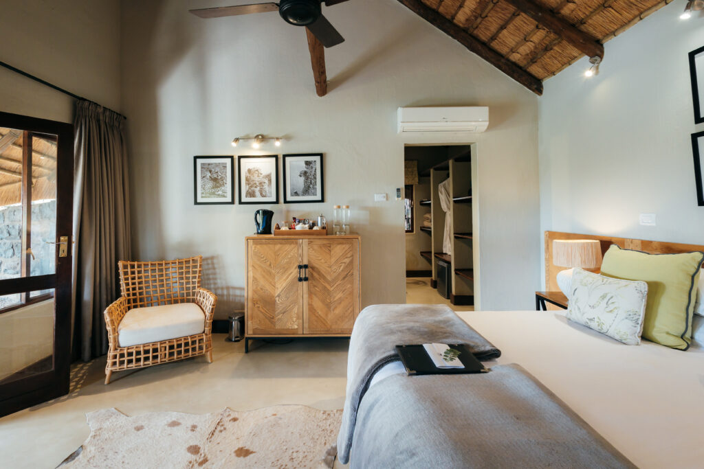 boutique safari lodge in malaria free area